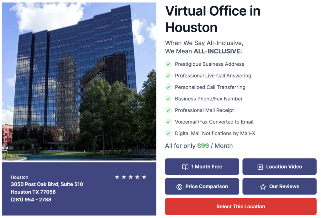 Opus Virtual Office in Houston, Texas